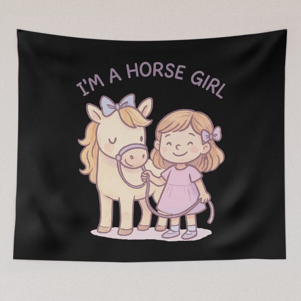 Item preview, I'm A Horse Girl Riding Girl Pony designed and sold by LuminOrb.