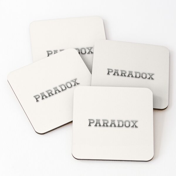 Item preview, Industrial Style ‘Paradox’ Vintage Metallic Typography designed and sold by trepiu.