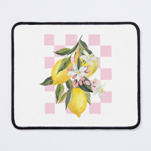 Item preview, Lemon Blossom Pastel Gingham Art designed and sold by artistcamellia.