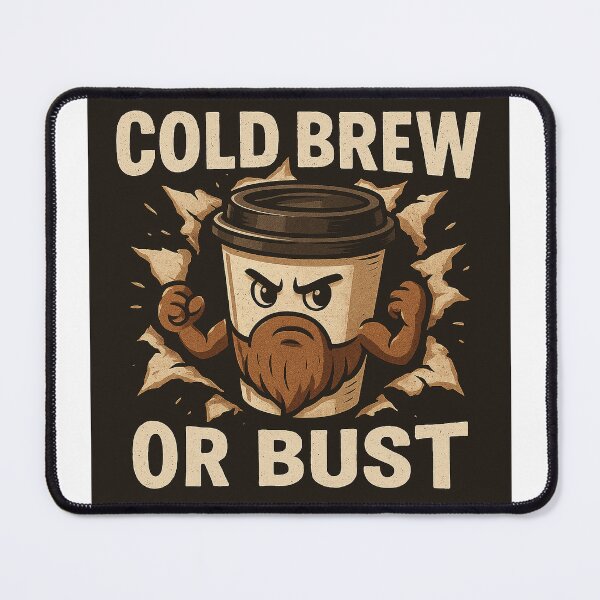 Item preview, Cold Brew Hero – Caffeinated Style designed and sold by BistreaDesign.