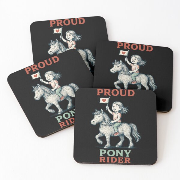 Item preview, Proud Pony Rider Horses Girls Riding designed and sold by LuminOrb.