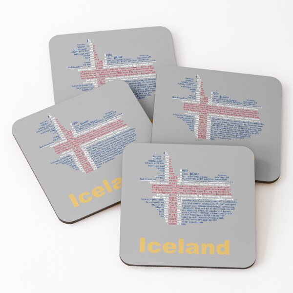 Item preview, Iceland Anthem Flag and Map – Nordic Heritage Design designed and sold by JR78.