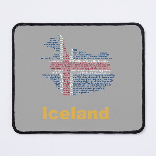 Item preview, Iceland Anthem Flag and Map – Nordic Heritage Design designed and sold by JR78.