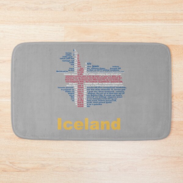 Item preview, Iceland Anthem Flag and Map – Nordic Heritage Design designed and sold by JR78.