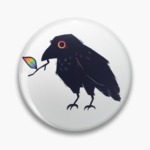 Item preview, Subtle LGBTQ+ Pride Crow designed and sold by KazeKat.