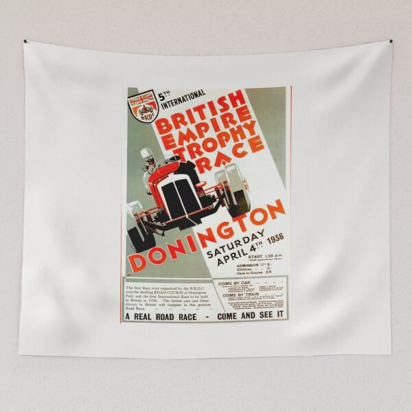 Item preview, Blast from the past art Donington 1936 designed and sold by Helios Be. Lavsh.