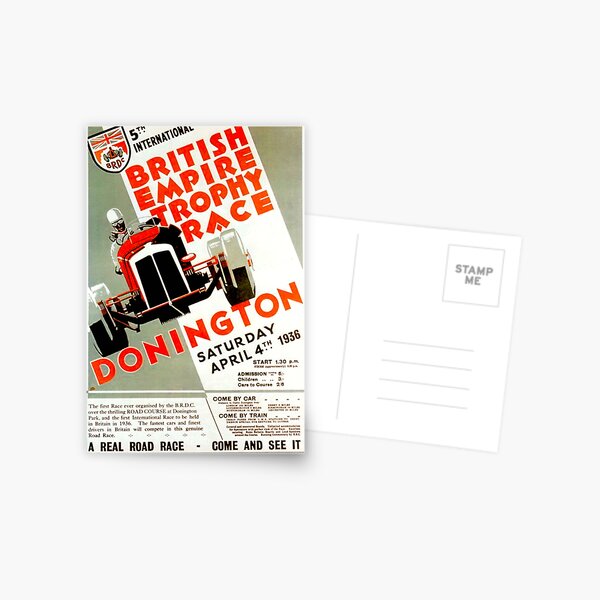 Item preview, Blast from the past art Donington 1936 designed and sold by Helios Be. Lavsh.
