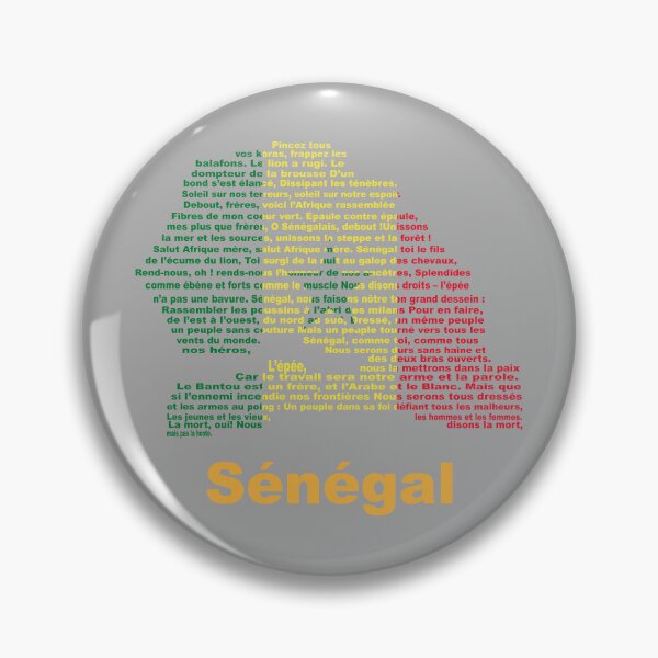 Item preview, Senegal Anthem Flag and Map – African Heritage Design designed and sold by JR78.