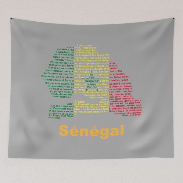 Item preview, Senegal Anthem Flag and Map – African Heritage Design designed and sold by JR78.