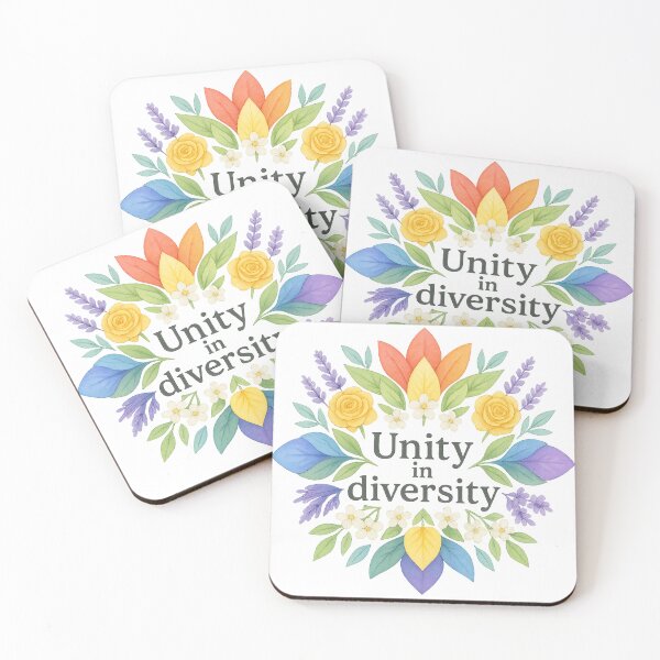 Item preview, Unity in Diversity Floral Mandala designed and sold by QuirkWears.
