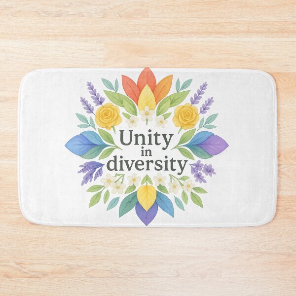 Item preview, Unity in Diversity Floral Mandala designed and sold by QuirkWears.