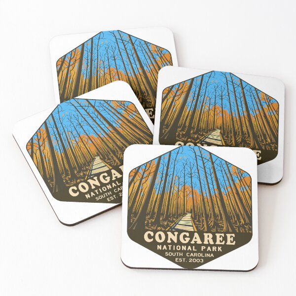 Item preview, Congaree National Park South Carolina Retro Sticker designed and sold by Ismeal Von.