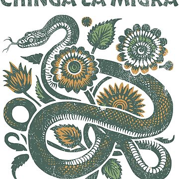 Imagen de la obra Chinga La Migra Anti Trump de Pawtique-Emily