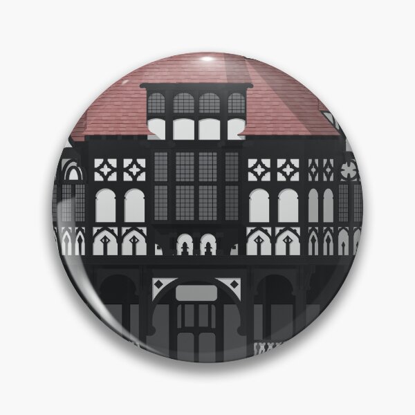 Item preview, Chester Rows Architectural Illustration (Outlined) designed and sold by archetype prints.