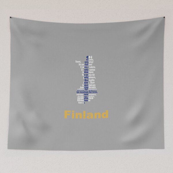 Item preview, Finland Anthem Flag and Map – Nordic Identity Design designed and sold by JR78.
