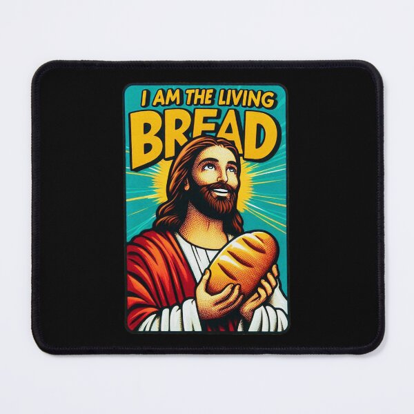 Item preview, John 6:51 I Am The Living Bread designed and sold by plushism.