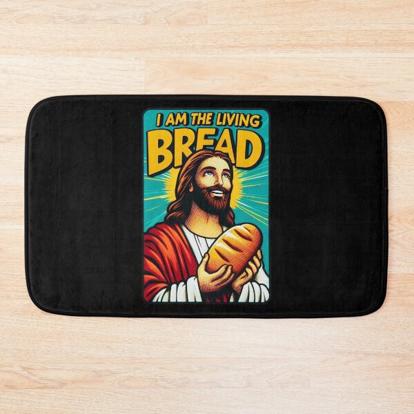 Item preview, John 6:51 I Am The Living Bread designed and sold by plushism.