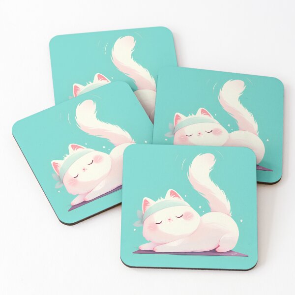 Item preview, Cute Yoga Cat – Playful & Peaceful Kitty Illustration designed and sold by Windy-market.