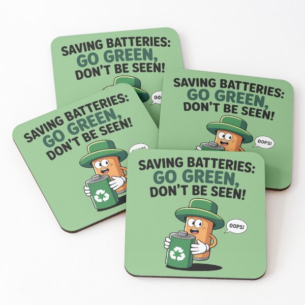 Item preview, Battery Recycling Eco-awareness Green Energy Funny Graphic designed and sold by SurrealArtSzysz.