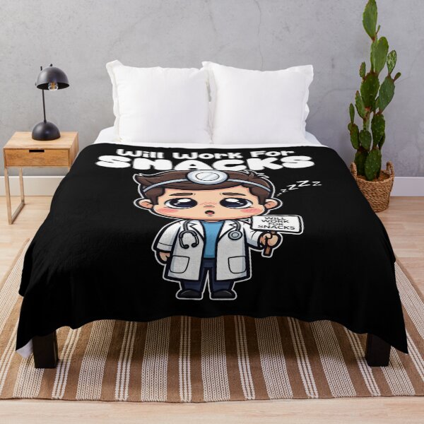 Item preview, WILL WORK FOR SNACKS - DOCTOR GIFT designed and sold by KEF Custom.