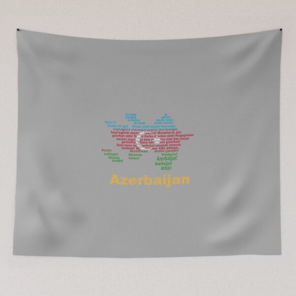 Item preview, Azerbaijan Anthem Flag and Map – Cultural Pride Design designed and sold by JR78.