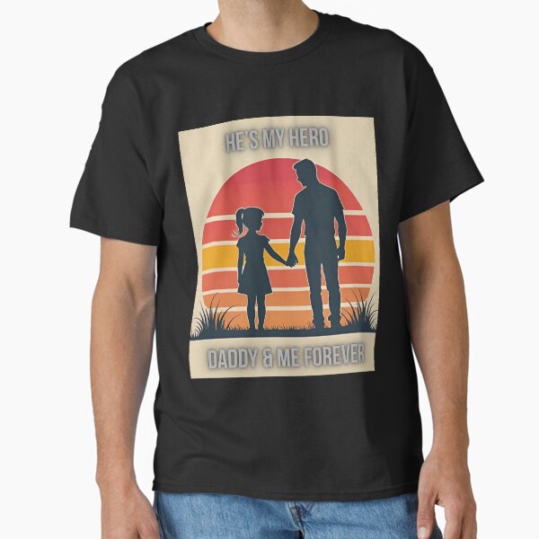 Item preview, He’s My Hero – Daughter Shirt designed and sold by PIXelayDesigns.
