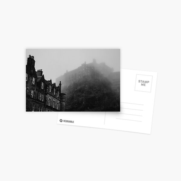 Under the Foggy Castle Postcard