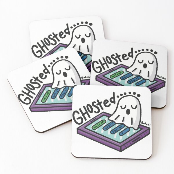 Item preview, Sad ghost on phone designed and sold by GotchiGudz.