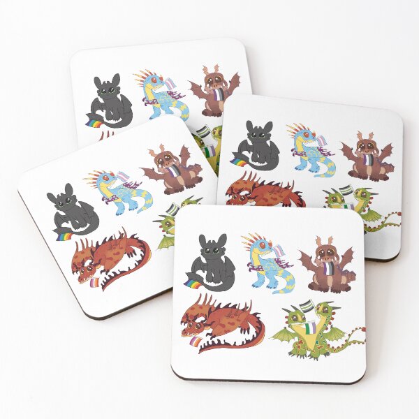 Item preview, Pride Dragons designed and sold by Solika O'Neill.
