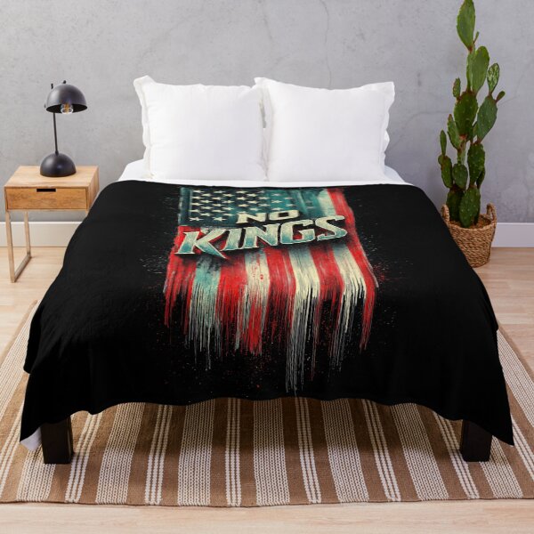 Item preview, NO KINGS American Flag designed and sold by blackdogshop.