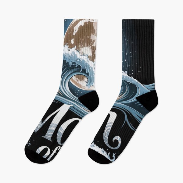Item preview, Moon of the Tide - Ocean Waves & Starfish designed and sold by ShadowAndSlate.