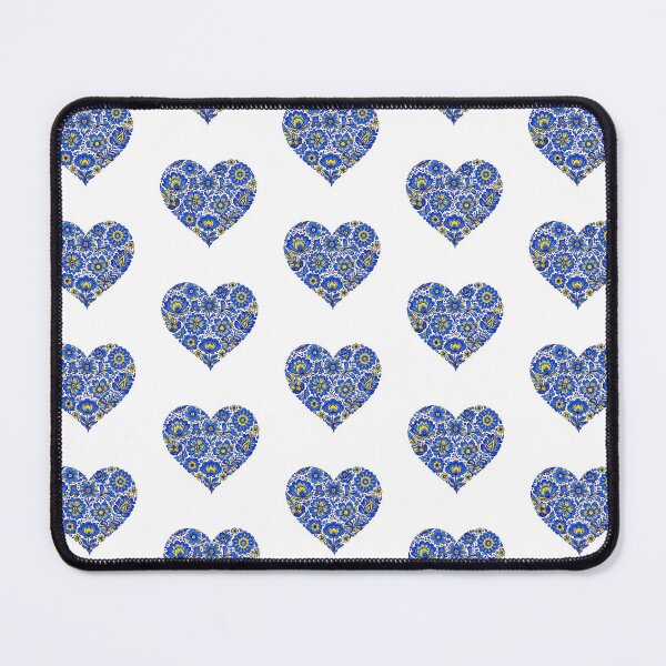 Item preview, Ukrainian heart floral design in Petrykivka style designed and sold by leilazarus.