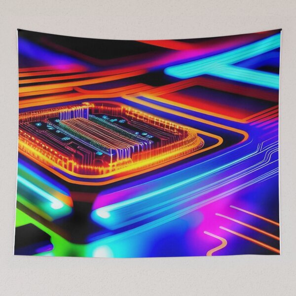 Item preview, Computer Circuit Abstract Art designed and sold by Esterlane.
