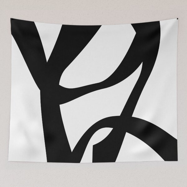 Item preview, Minimalist Black and White Abstract Art designed and sold by studioart.