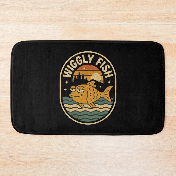 Item preview, Wiggly Fish – Sunset Grin Edition designed and sold by ALITOPRINCE.