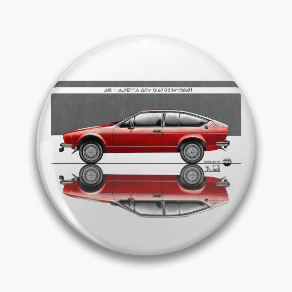 Item preview, Azaziel Original Series - Drawing of AR - Alfetta Gtv (116) in Rosso Alfa designed and sold by Azaziel.