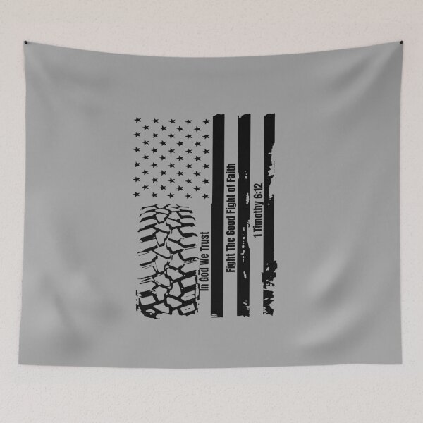 Item preview, In God We Trust, Fight the Good Fight of Faith, 1 Timothy 6:12  designed and sold by tgsanders59.