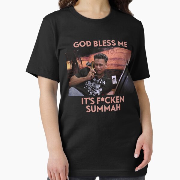 Item preview, God Bless Me It's F*cken Summah, dj pauly d, pauly d, paulydedit, jerseyshore, god bless me, djpaulyd designed and sold by Valadin-Mumble.