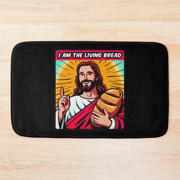 Item preview, John 6:51 I Am The Living Bread designed and sold by plushism.