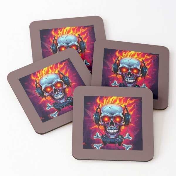 Item preview, A skull with cracks in its skull designed and sold by xCr4nkyZone.