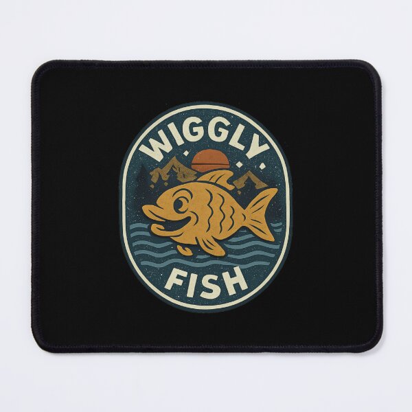 Item preview, Wiggly Fish – Camp Splash Edition designed and sold by ALITOPRINCE.