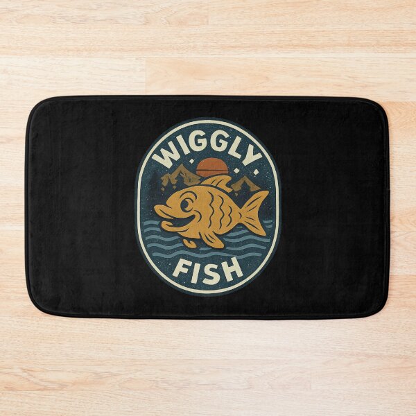 Item preview, Wiggly Fish – Camp Splash Edition designed and sold by ALITOPRINCE.