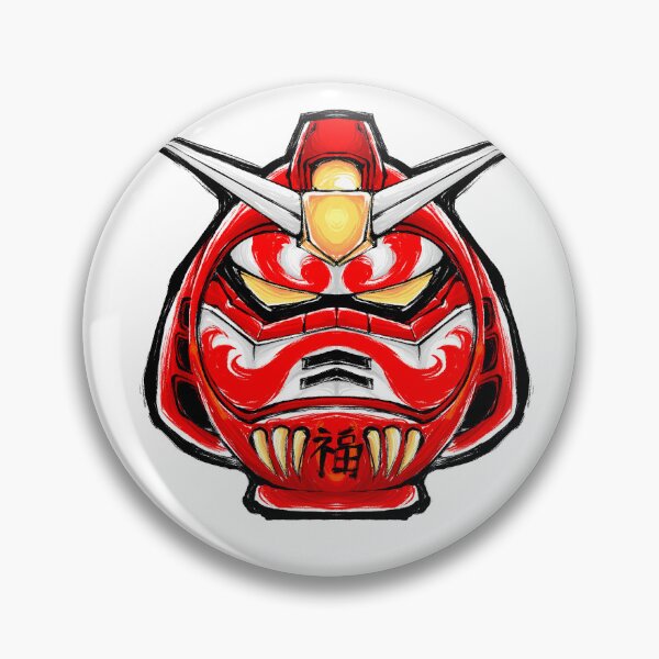 Item preview, Gundam daruma designed and sold by Tsudzuke.art.