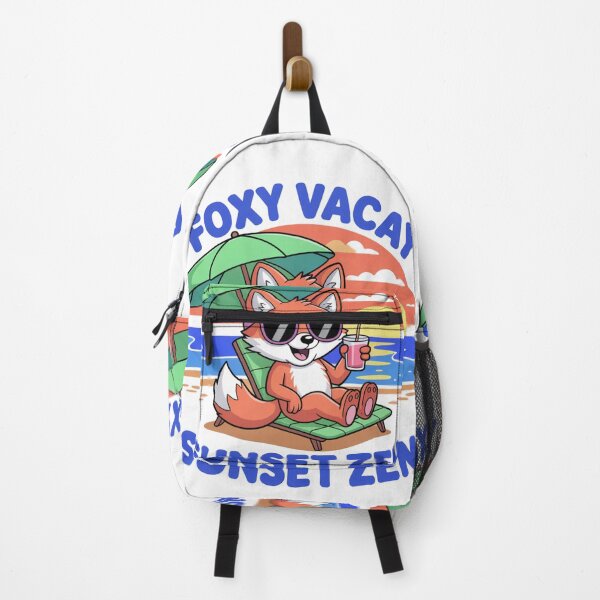 Item preview, Cute Fox Vacation Sunset Zen Beach Illustration, Summer Holiday Sublimation Design, Kawaii Animal Clipart for T-Shirt Sticker Mug designed and sold by PixelMuse2024.