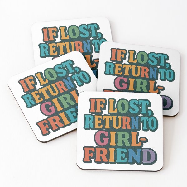 Item preview, If Lost Return to Girlfriend – Bold Pride Art designed and sold by Haus Of Sin.