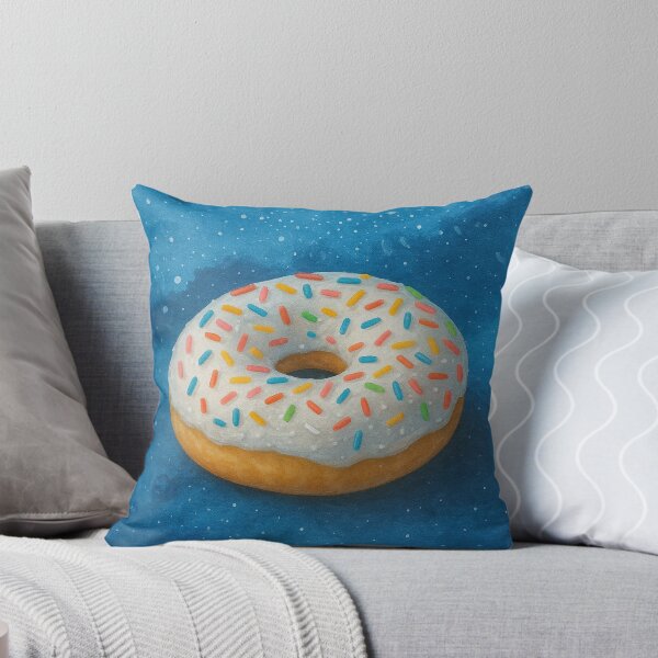 Item preview, Galactic Donut with Watercolor Stars designed and sold by Pacika.