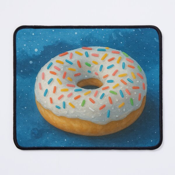 Item preview, Galactic Donut with Watercolor Stars designed and sold by Pacika.
