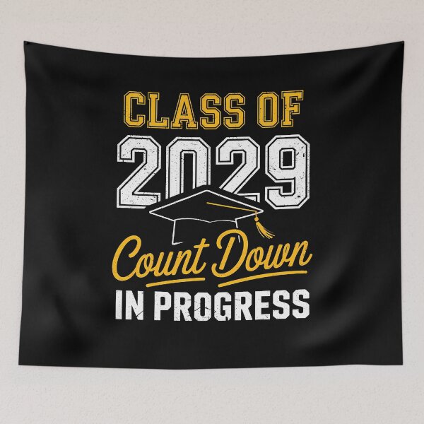 Item preview, Class Of 2029 Count Down 8th Grade Graduation American Flag designed and sold by 07Art.