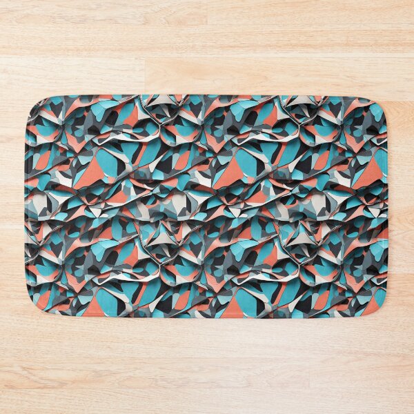 Item preview, "NeoFlora Grid" – Seamless Futurist Pattern designed and sold by SketchNStyle.