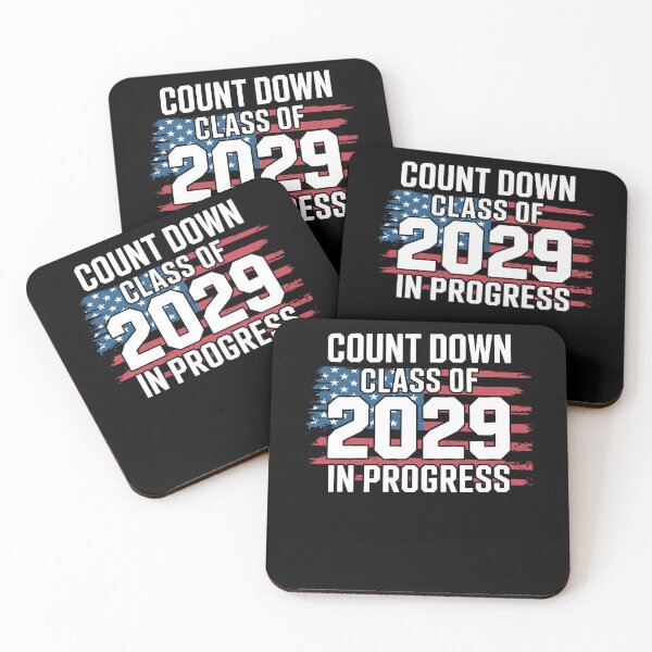 Item preview, Class Of 2029 Count Down 8th Grade Graduation American Flag designed and sold by 07Art.